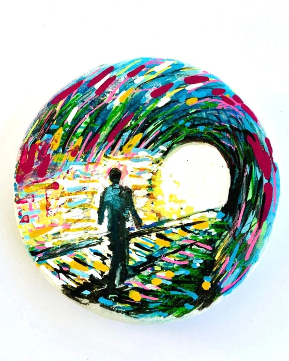 Personalized Tunnel Painted Stone